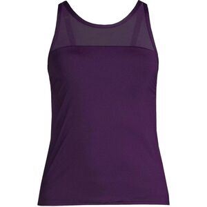 Land’s End Blackerry Mesh Swim Top Size 18W